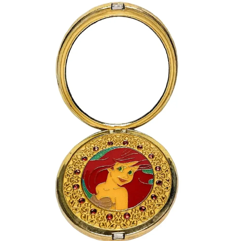 Disney Store Exclusive Princess Ariel Compact Mirror Pin 2008 Collectible LE
